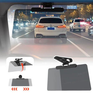 Universal Day Night Car Sun Visor 2 In 1 Anti-Glare HD Clear View Flexible Adjustable Car Interior Sun Shield Shade