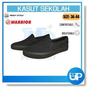 Warrior Kasut Sarung Sekolah Hitam 739BK Original Black School Shoes Kasut Kung Fu