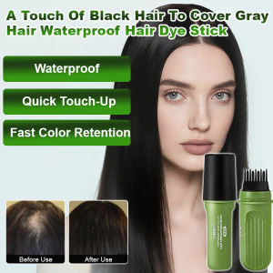 Disposable hair coloring pen comb waterproof natural beauty a touch of black/Natural beauty hair pen comb touch of black hair coloring disposable stick/Mild natural beauty pen comb cover gray hair waterproof