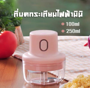เครื่องปั่นไฟฟ้า เครื่องบดเนื้อไฟฟ้า มินิ เครื่องสับกระเทียม เครื่องบดพริก ที่บดกระเทียมไฟฟ้า