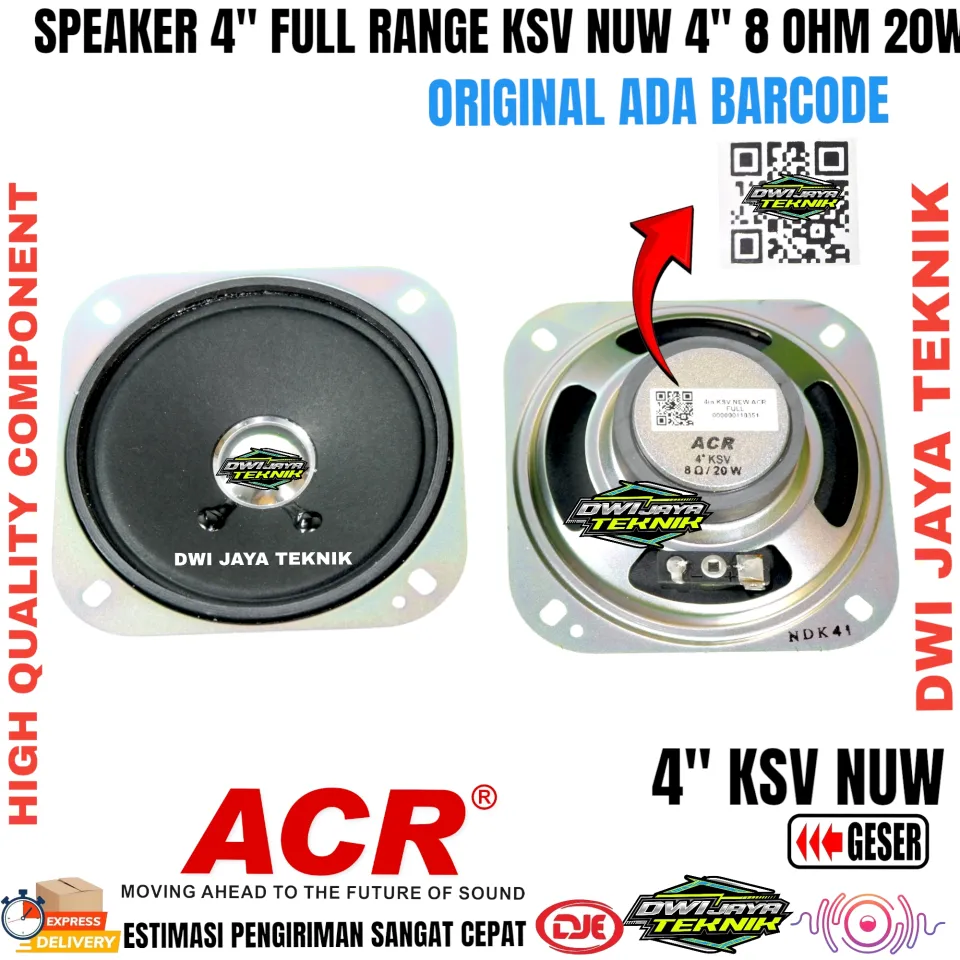 Speaker inch full range KSV NEW speaker ACR 4