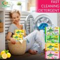 Shinepro laundry 202 Gram soap Stain-fighting enzymes Natural vegetable oil product lemon fragrance. 