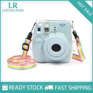 LF Wholesale✨Flash Sale ✨ Fujifilm Instax Mini 8 8+ 9 Film Instant Camera Clear Hard Case Bag Cover
