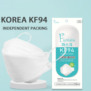 50PCs Medical-surgical Mask Korean production KF94 (splash blocking) Mask Anti Dust 94% Filter Protect Individually mask anti-fog anti-flu KF94 face mask