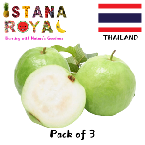 NOURISHING WHITE GUAVA IMPORTED FROM THAILAND - PACK OF 3 - ISTANA ROYAL FRUITS