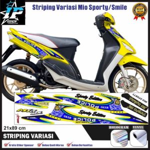 Stiker Striping Variasi Yamaha Mio Sporty Striping List Variasi Hologram Vinyl TERMURAH TERLARIS