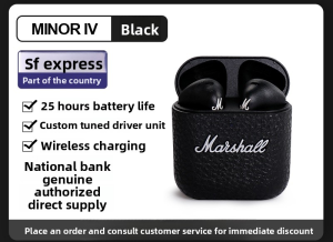 Marshall Minor Ⅲ หูฟัง Truewireless ชุดหูฟังบลูทูธ Sports spoon headset แบบพกพา คุณภาพเสียงดี
