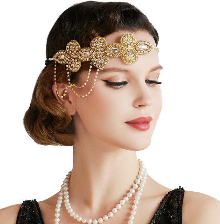 Great Gatsby Flapper Headband 1920S Flapper Headband Crystal Great