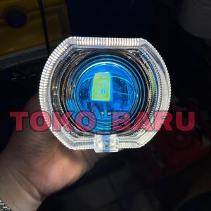 Lampu Biled Ala Ala New Projie Biled Ala Ala 45 Inch CR7 Cahaya Laser Cut Off Jauh Dekat 30watt Plus Devil Full Alumunium Waterproof