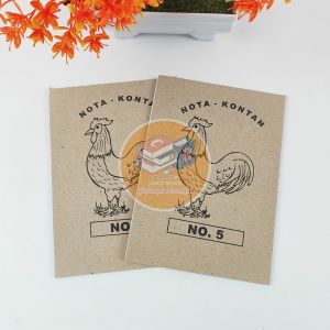 Nota Kontan Ayam Jago Bon 1 ply Harga 1pak isi 10pcs