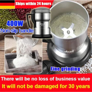 Alex400W 65000rpm 440C stainless steel coffee grinder electric coffee grinder electric spice grinder kitchen grain