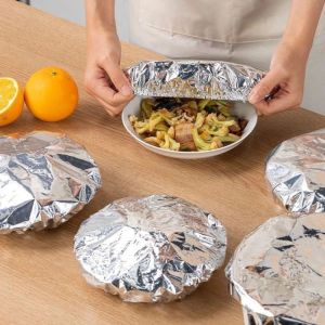 Household Food Grade Reusable Aluminum Foil Film For Heat Insulation And Heat Preservation Suitable For Oven Takeaway Picnic2026