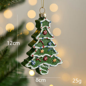 Christmas Alien Ball Ornament Xmas Tree Hanging Pendant Gingerbread Man Cane House Car Style Festive Home Decor