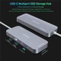 MINIX NEO S2 - USB-C Multiport 240GB SSD Storage Hub for MacBook Silver. 
