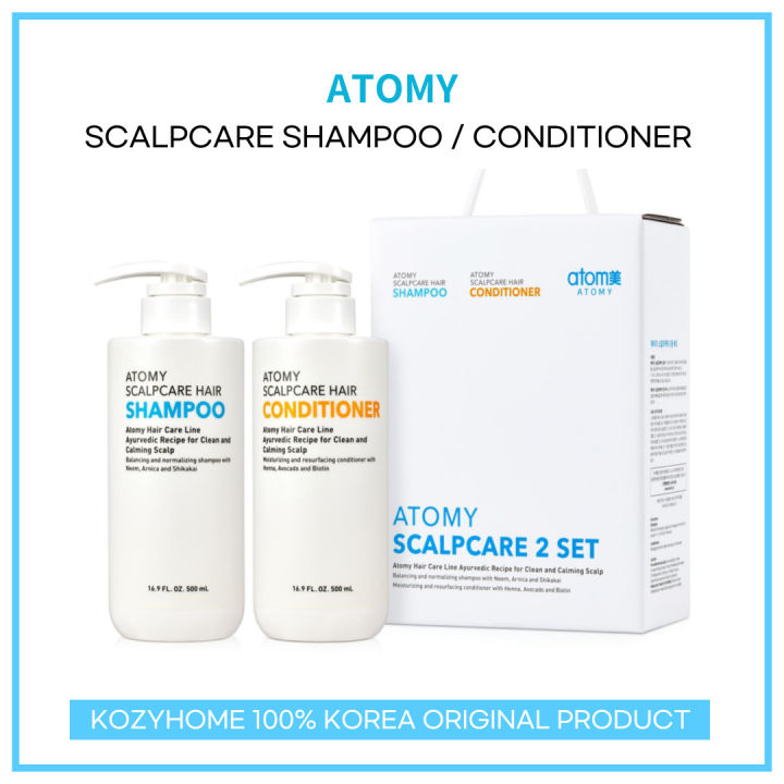 [Atomy] Scalp Hair Care (Shampoo & Conditioner) Lazada Singapore