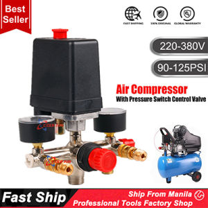 Air Compressor Pressure Switch Control Air Pump Switch with Gauges