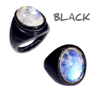 Cincin Batu Biduri Bulan SUPER Natural Moonstone Biduri Bulan Air Laut / Cincin pria / Natural Moonstone / Biduri bulan air laut TOP QUALITY