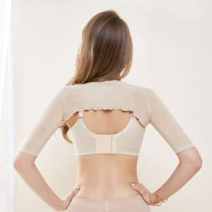Correction Posture Prevent Hunchback Women Bodybuilding Underwear Long Sleeve Arm Cover Shaping Butterfly Sleeve Back Support