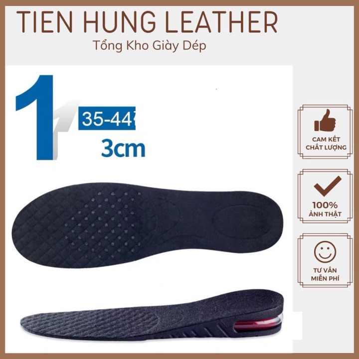 Cặp lót giày tăng chiều cao đệm khí khử mùi, miếng độn tháo lắp dễ dàng ...