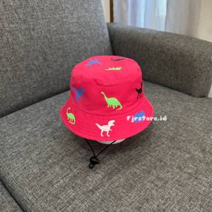 Topi Bucket Hat Anak Laki Laki Dan Anak Perempuan Motif Full Dinosaurus