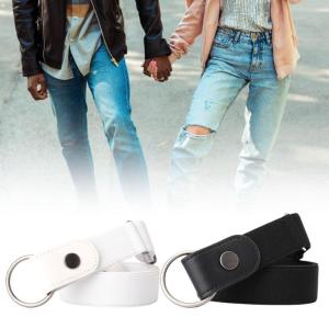 Adjustable Stretch Waist Belt Set of 2pcs No Bulge Slim Waistband Comfortable Waist Girdle for Men Women Everyday Use