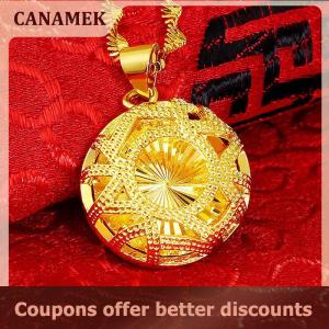 【 CANAMEK 】 Color Pendant Birds Nest Lucky Clover Flower Heart Dangle For Women Charms Jewelry Necklace Accessories Wedding Party Gift
