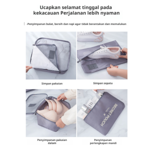 Luggage sixpiece set for business trip large version underwear sorting bag