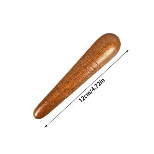 YUNAFIN Wooden Acupoint Massage Stick Round Head Mini Foot Reflexology Massager Beauty Auxiliary Tool Massager for Relieve Physical Fatigue