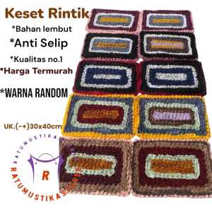 keset Rintik kotak tebal keset jambul keset kaki keset kamar mandi Anti Slip
