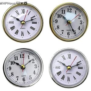 WP💓💛💖 Classic Clock Craft Quartz Movement Dia.65mm Round Clocks Insert Roman Number Little Clock Arabic Numbers Wall Decor