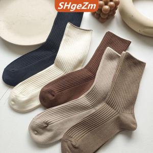 [COD] SHgeZm 5 6 Cặp Phụ Nữ Chống Trượt Ren Vòng Cổ Vớ Thời Trang Ren Sọc Dọc Mềm Mại Thoải Mái Mồ Hôi Hấp Thụ Vớ Giản Dị