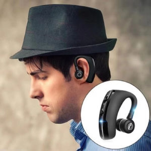 Beiziye Mini Bluetooth Earphone TWS Stereo Bluetooth Business Headset Wireless Hanging Earbuds Sport Headphone with HD Mic for Phone