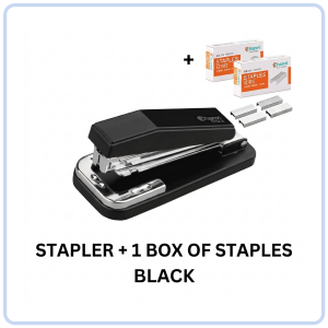 【COZYCASA】360 Degree Rotary Heavy Duty Stapler / 95 mm Deep Reach / Staples 2-25 Sheets / Holds 100 Staples