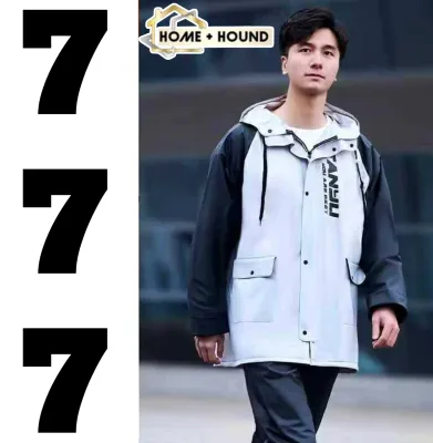 HOME+HOUND High-Quality Raincoat Set for Adults Men and Women Waterproof Windproof Hooded Makapal Rain Coat