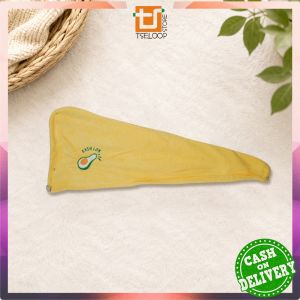 OFM-C931 Handuk Keramas Pengering Rambut Wanita Karakter Bahan Microfiber Cepat Kering / Handuk