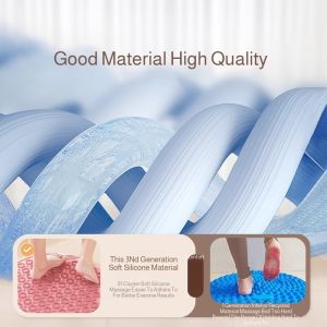 Soft silicone foot massage cushion