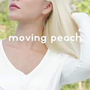 Moving Peach Yoga Long sleeve For Women V-Neck Gym Crop Top Front- knot detail Soft Breathable workout Pilates Dance Running Daily wear 1pc long sleeve without inner bra ASX