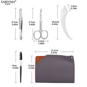4Pcs/set Eyebrow TrimmingTool Eyebrow Scraper Eyebrow Clip Tweezers Beginner Specific Safety Eyebrow Trimming Tool