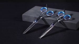 11 Pcs Hairdressing  Tools Kit for Hair Cut Professional Stainless Steel Tail Comb Hair Cloak