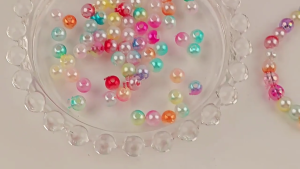 Colorful Imitation Pearls for Craft 1200Pcs 6MM Sew on Pearls Beads with Holes for Making Bracelets Necklaces