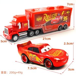 Cars Childrens Toys Mcqueen 95 Container Alloy Car Models