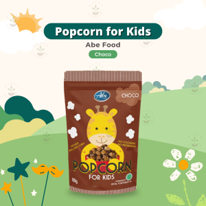 Abe Food Popcorn Coklat - Snack Ringan Anak Popcorn Choco 80g