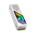 Tản Nhiệt SSD M.2 Coolmoon M2F Led ARGB - Có Quạt Tản Nhiệt. 