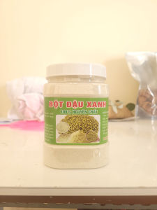 Bột đậu xanh organic nguyên chất Lets Nuts hộp 500g tăng cường miễn dịch giảm mỡ máu giảm cân và làm đẹp da
