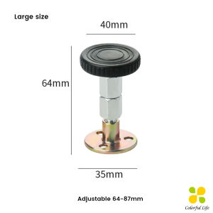 CLM ตัวยึดเฟอร์นิเจอร์ สแตนเลส ที่ยึดหัวเตียง กันชนเตียง ลดการสั่นสะเทือน ลดเสียงกระแทก Headboard Stopper