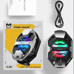 Three Gears Adjustable AI Semiconductor Freeze Back-clip Cooling Fan Radiator for IPhone Android PUBG Game Cooler