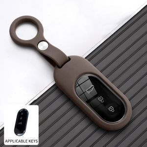 secr For AITO 5 7 9 Car Smart Key Cover Liquid Silicone Full Wrap Car Remote Protector Shell Automobile Interior Accessories T6H1N