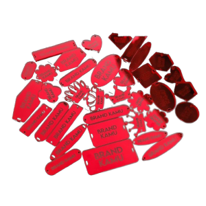 Label Hijab Acrilyc / Label Akrilik / Label Brand Akrilik Custom