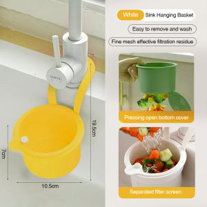 2PC Sink Hanging Strainer Basket Creative Detachable Kitchen Garbage Filter Quickly Drain Easy To Clean