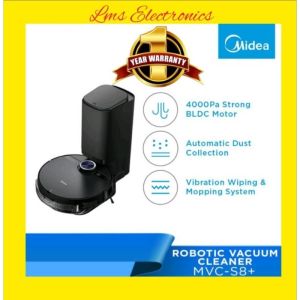 MIDEA ROBOTIC VACUUM CLEANER S8+ WITH SELF EMPTY DUST BIN